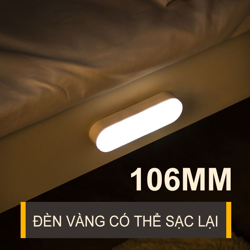 [Pin Sạc Cao Cấp] Đèn cảm ứng thông minh cho tủ quần áo, cầu thang, phòng ngủ, USB Sạc Sử dụng lên đến 90 ngày