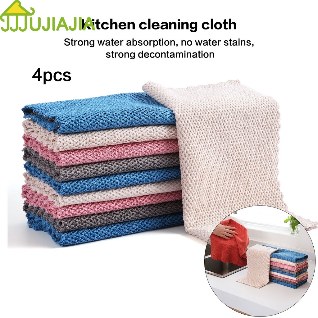 Vải JUJIAJIA không xơ thấm hút nước tẩy dầu mỡ vệ sinh đa năng