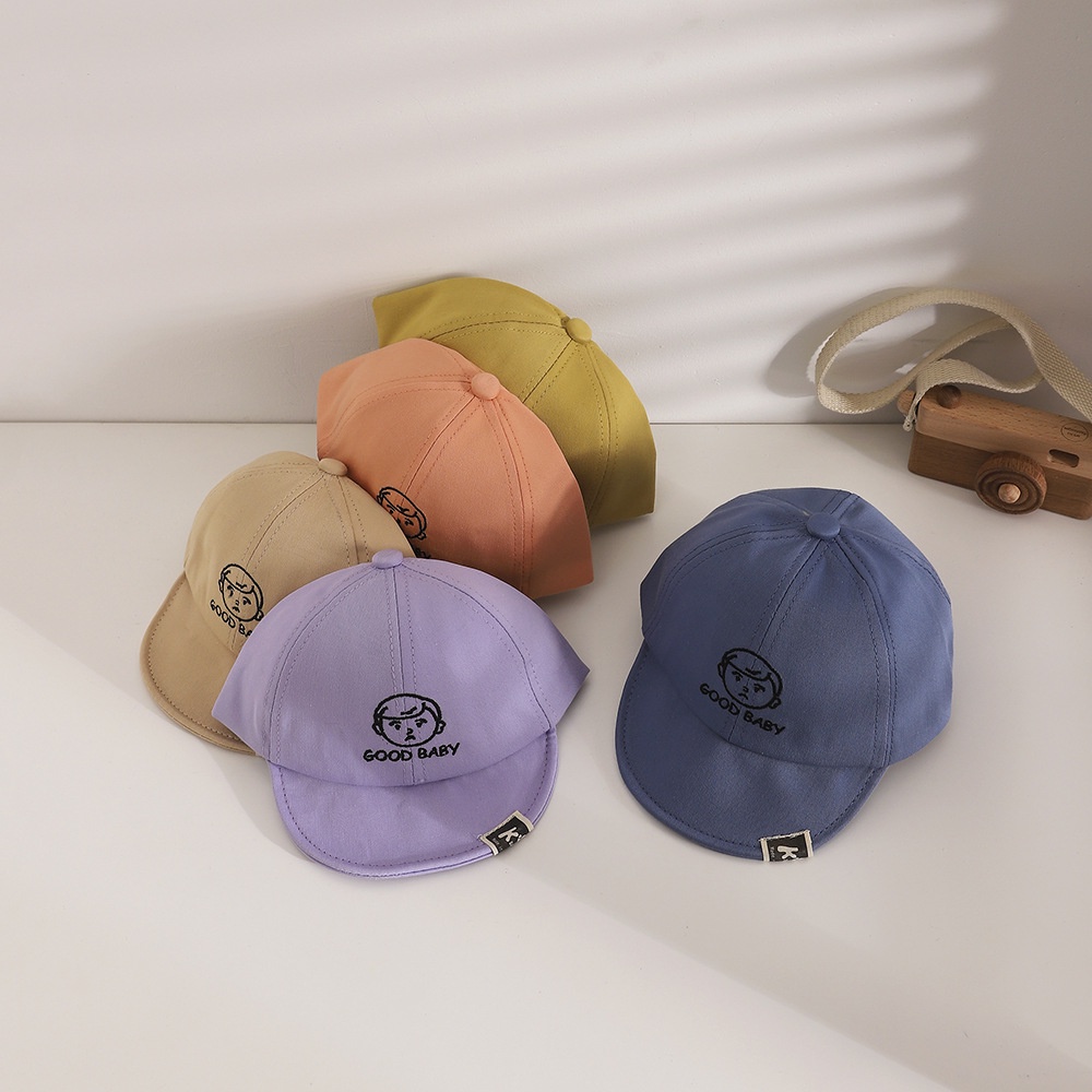 Nón Lưỡi Trai Mềm Thêu Họa Tiết Hoạt Hình Dành Cho Trẻ Em