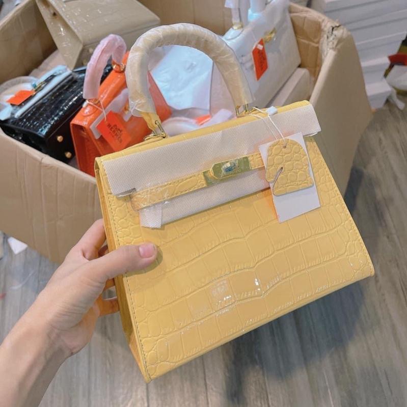 Túi H’M Kelly vân rắn size 21 -25 hàng QC cao cấp