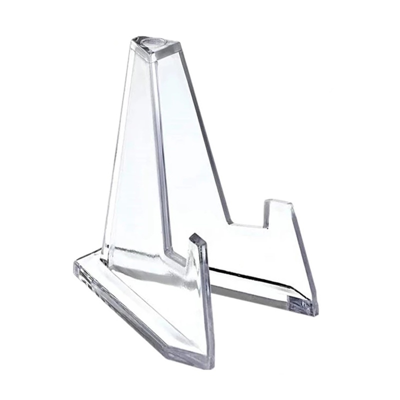 1 Giá Đỡ Danh Thiếp Hình Tam Giác Bằng Nhựa Đa Năng Tiện Dụng