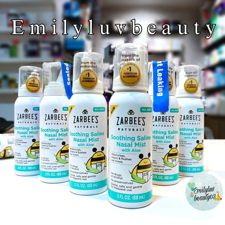 Xịt rửa mũi Zarbees cho bé từ sơ sinh 88ml