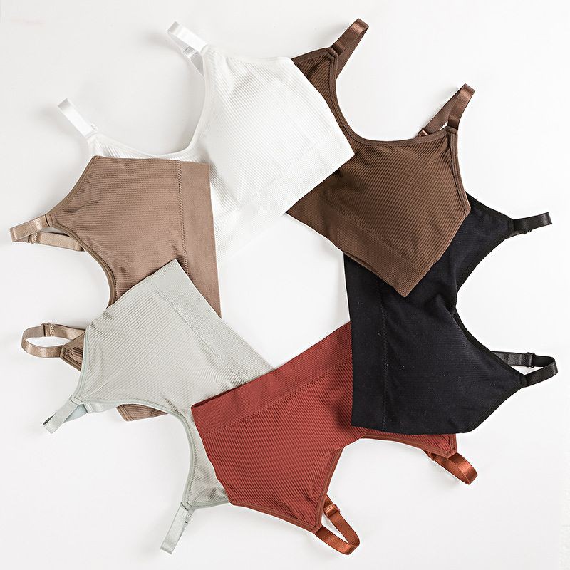 NEW - Áo Bra Cotton Gân Tăm Tập Gym, Yoga, Năng Động | BigBuy360 - bigbuy360.vn