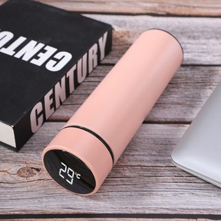 Bình Giữ Nhiệt Điện Tử Thông Minh Inox 304 Cao Cấp Tráng Bạc An Toàn Dung Tích 500ml