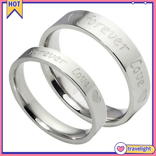 [Travelight] Nhẫn khắc chữ Forever Love dành cho các cặp đôi K1