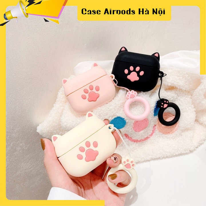 [Mã ELORDER5 giảm 10K đơn 20K] Case Airpods - Ốp Airpods 1/2/3 ( Pro ) - Chân Mèo