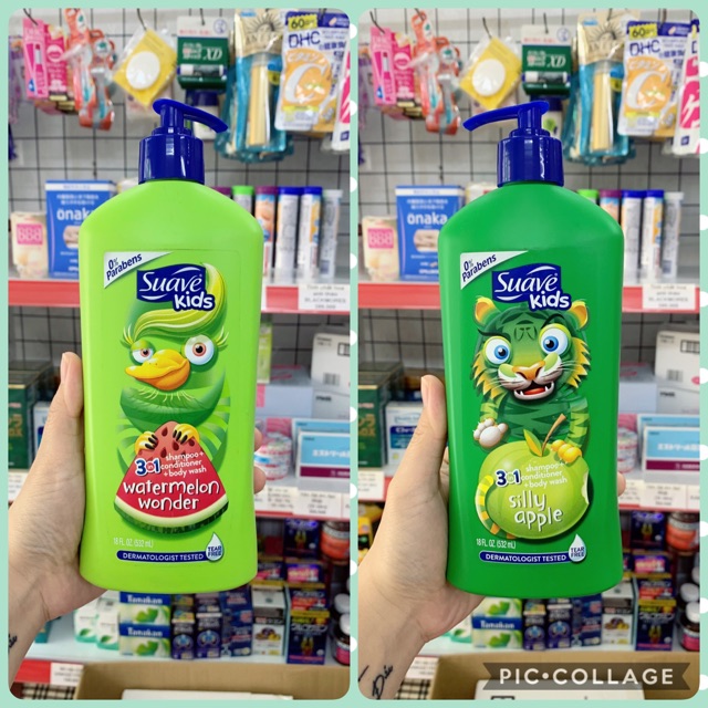 Sữa tắm 3in1 Suave Kid cho bé