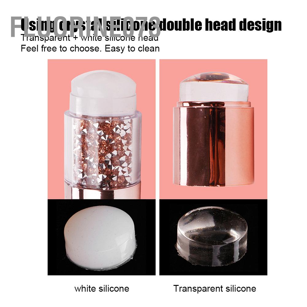 [Hàng mới về] Phụ kiện trang trí móng tay nghệ thuật dạng thanh lăn silicone chuyên nghiệp cho nữ