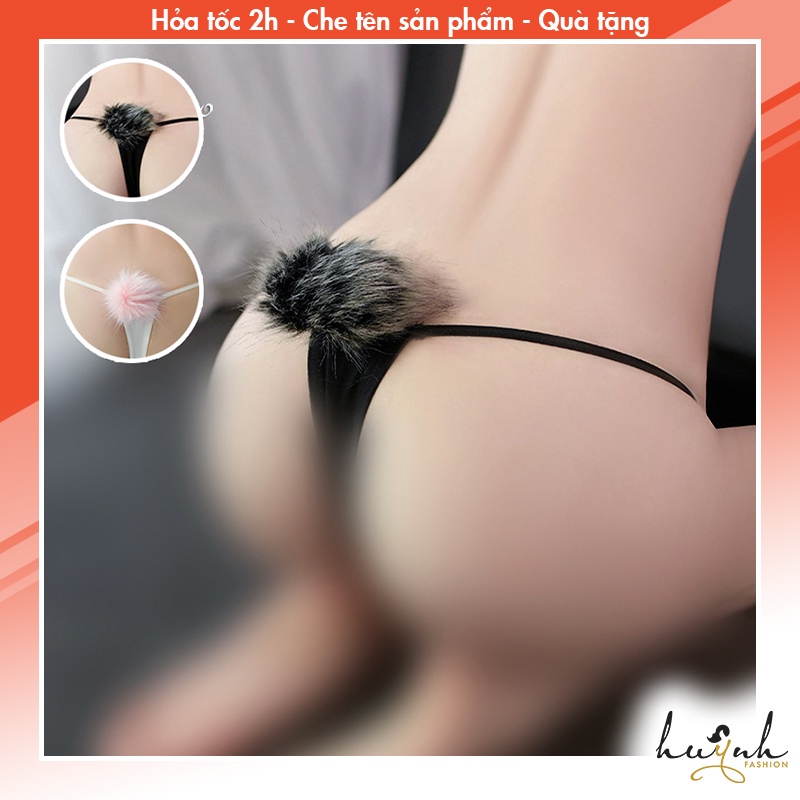 Quần Lót Đuôi Thỏ Lông Xù Sexy Gợi Cảm - C25