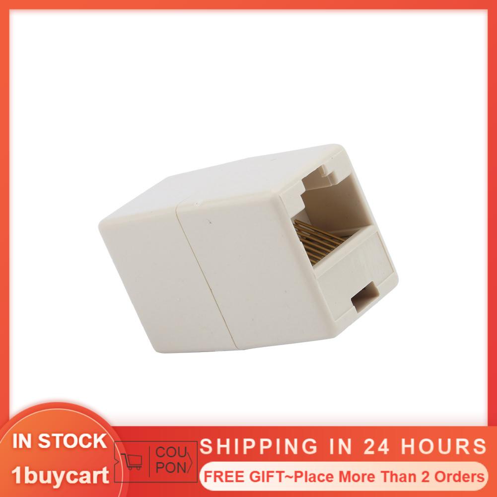 1buycart Hot Sale Ethernet Lan Cable Joiner Coupler Network Connector CAT 5 5E