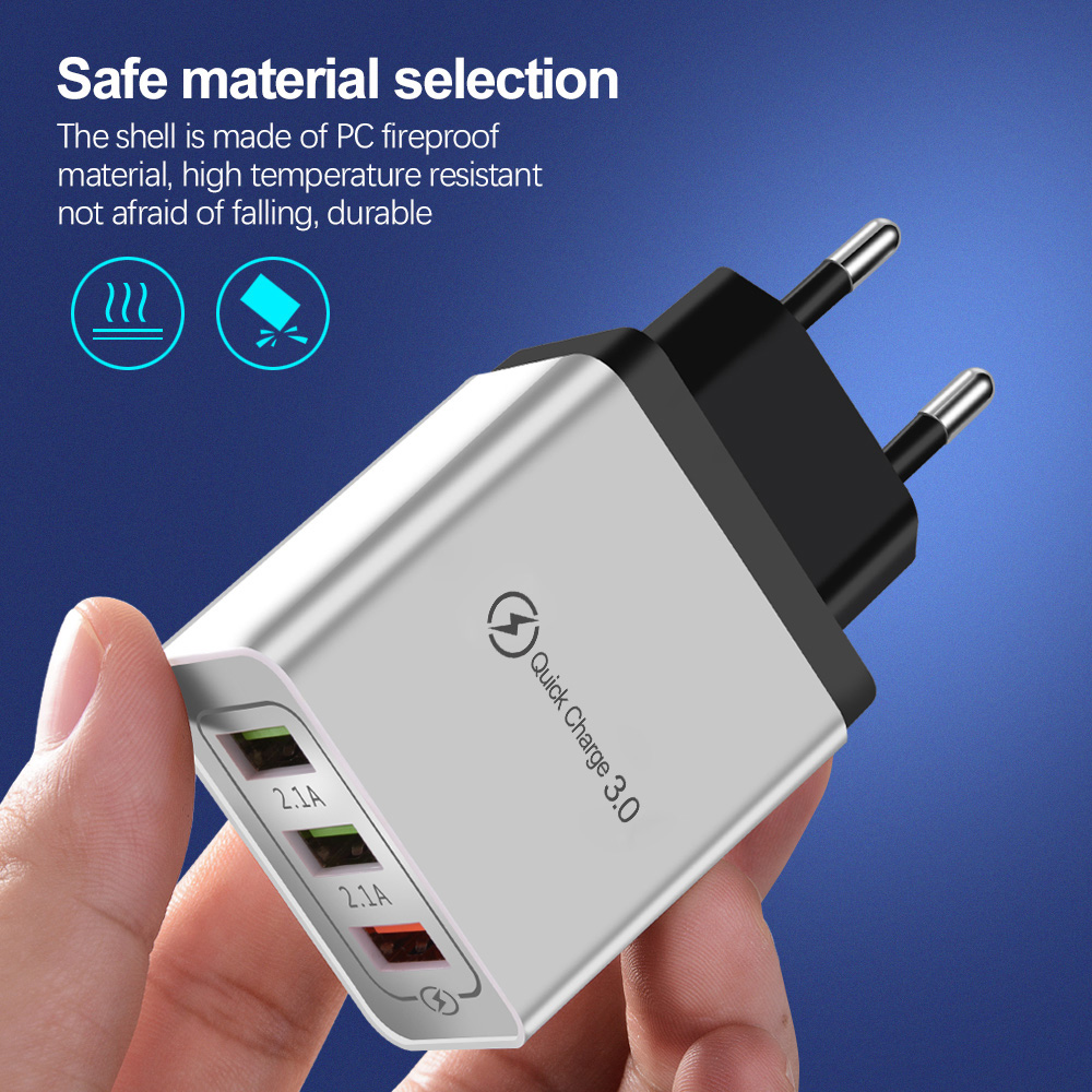 Củ sạc nhanh Twitch cổng USB 3.0 dành cho Samsung S9 S20 Xiaomi Mi 10 9