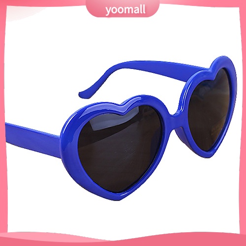 Kính Mát Gọng Hình Trái Tim Vui Nhộn Thời Trang Mùa Hè Cho Nam Và Nữ