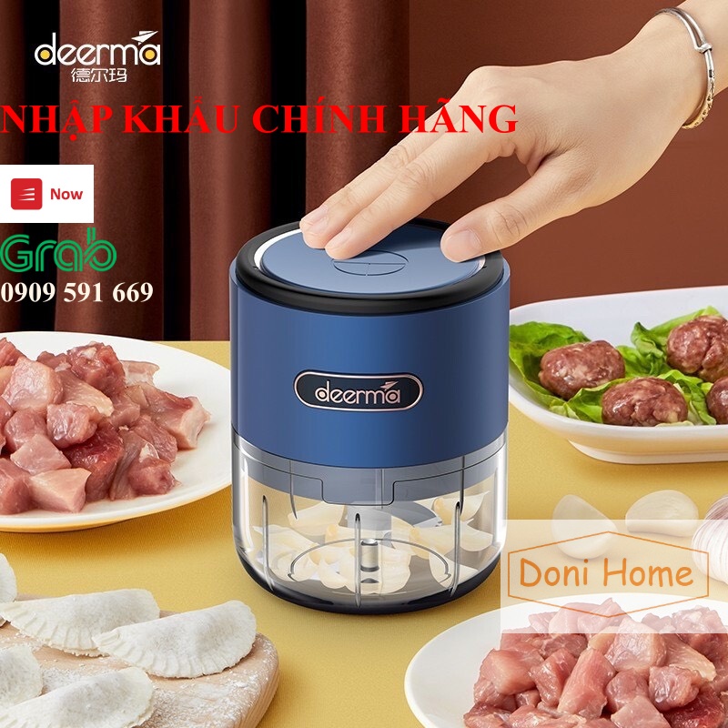 [Mã ELHA22 giảm 5% đơn 300K] [GIAO HỎA TỐC 2H]Máy XAY/ NGHIỀN đa năng CẦM TAY KHÔNG DÂY Deerma JS100