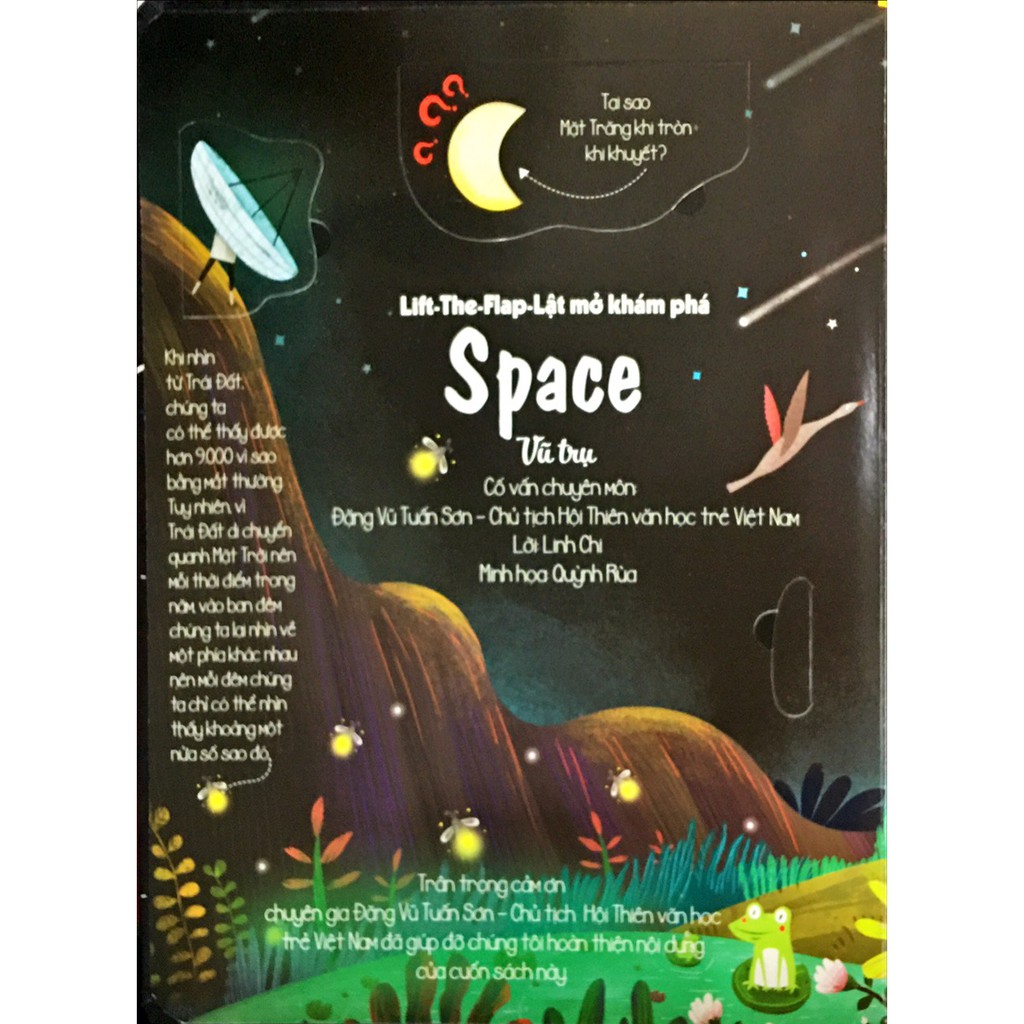 Sách - Lift the flap Space - Lật mở khám phá vũ trụ