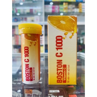 Boston C 1000 - 10 viên sủi - bổ sung vitamin C, tăng cường sức đề kháng, giảm mệt mỏi