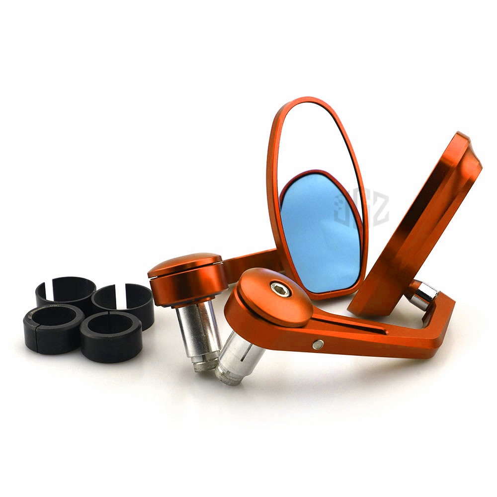 Gương Chiếu Hậu for KTM DUKE 250 390 125 200 690 790 1290 Side Mirror Motorcycle FULL CNC Oval Handle Bar End Rear View Side Mirrors