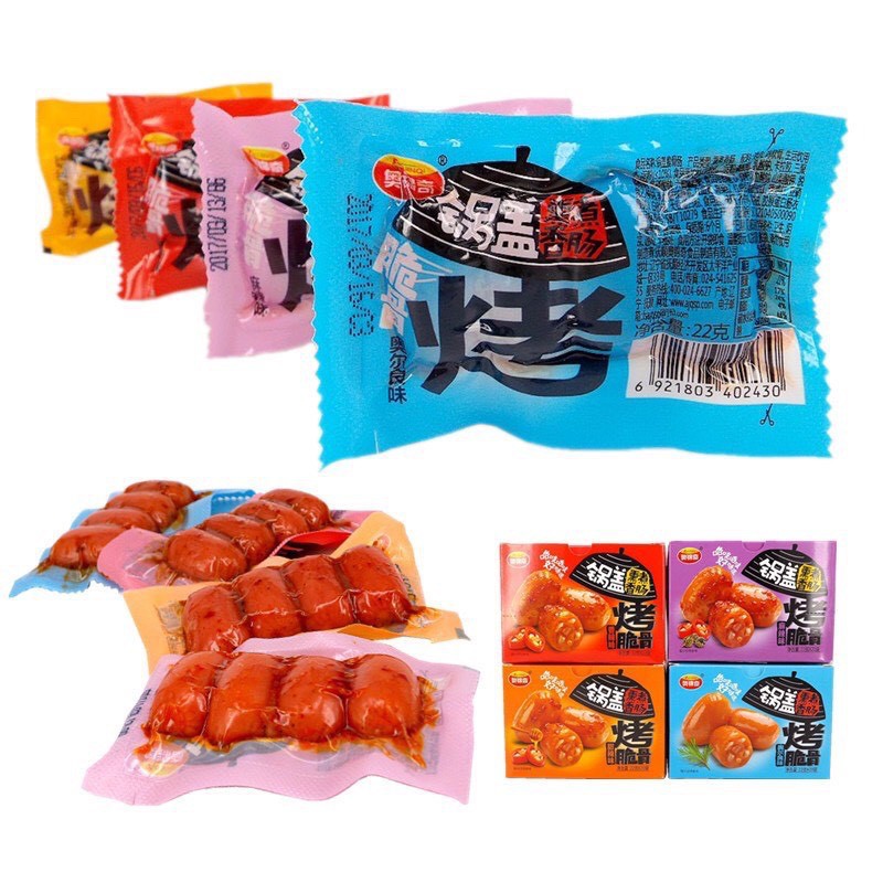 [SALE SỐC] Xúc Xích Sụn Gà Siêu Ngon - Gói 20gr 4 Cái