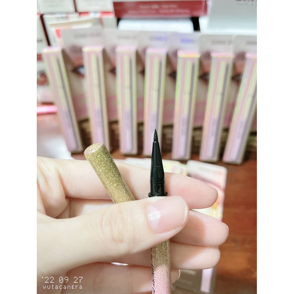 Kẻ mắt nước đầu bút lông sivina dễ vẽ, chống nước, không lem không trôi
