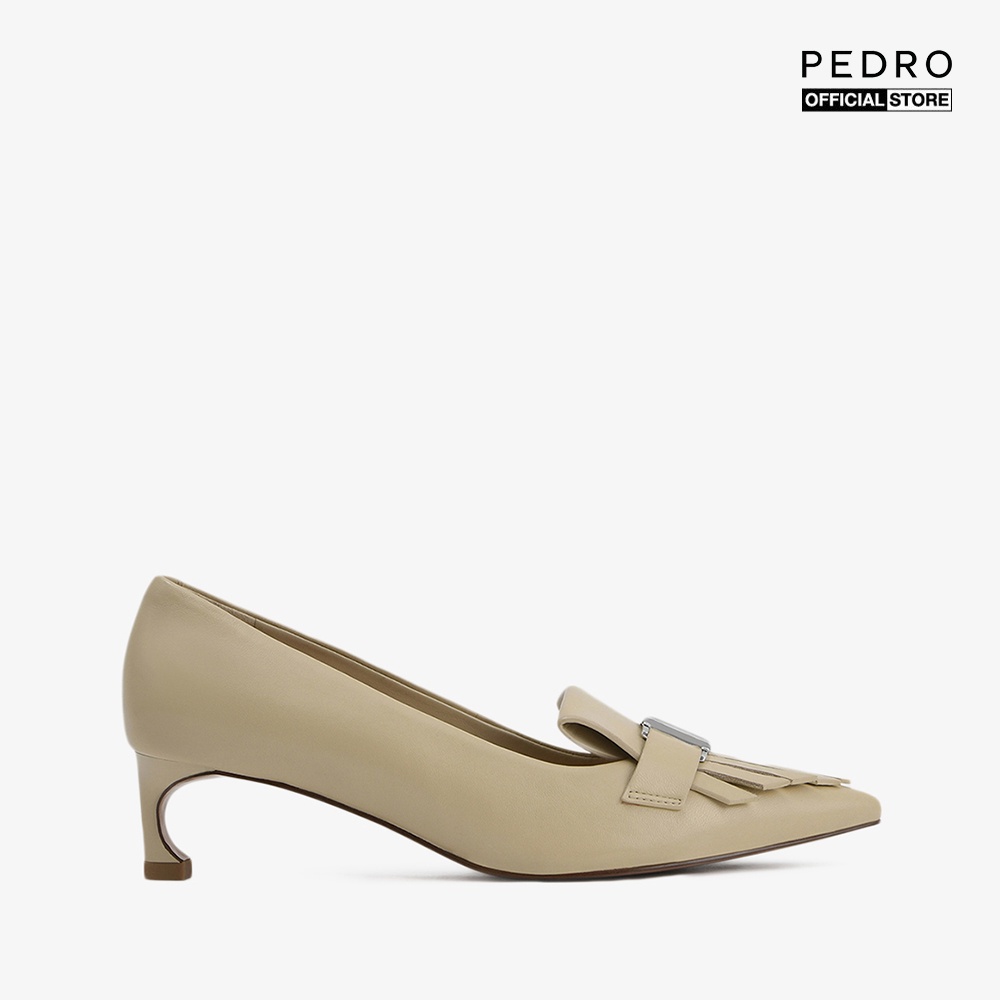 PEDRO - Giày cao gót mũi nhọn phối tua rua thời trang PW1-26680003-44