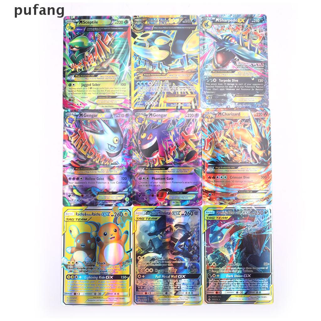 (Hàng bán chạy) Bộ 100 thẻ bài Pokemon 80tag+20mega)