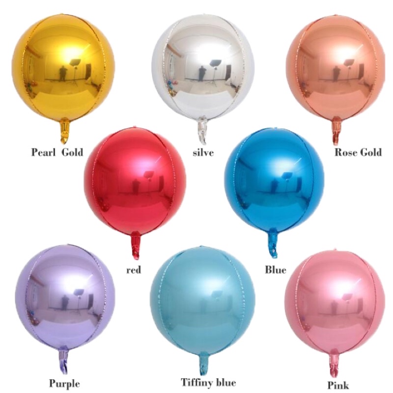 Bóng tròn 4D tráng nhôm cầu gương các cỡ 10&quot; 15&quot; 22&quot;