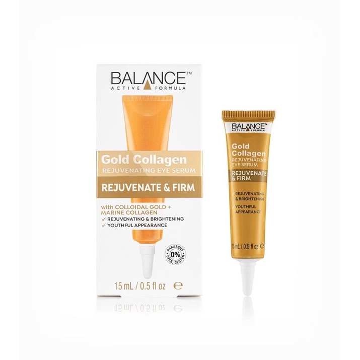 Kem mắt BALANCE GOLD COLLAGEN UK 15ml chính hãng