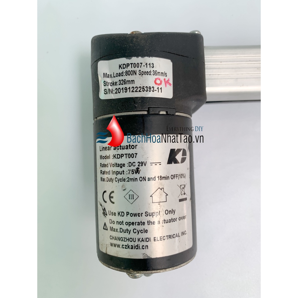 Ty Trượt 29v hành trình 326mm