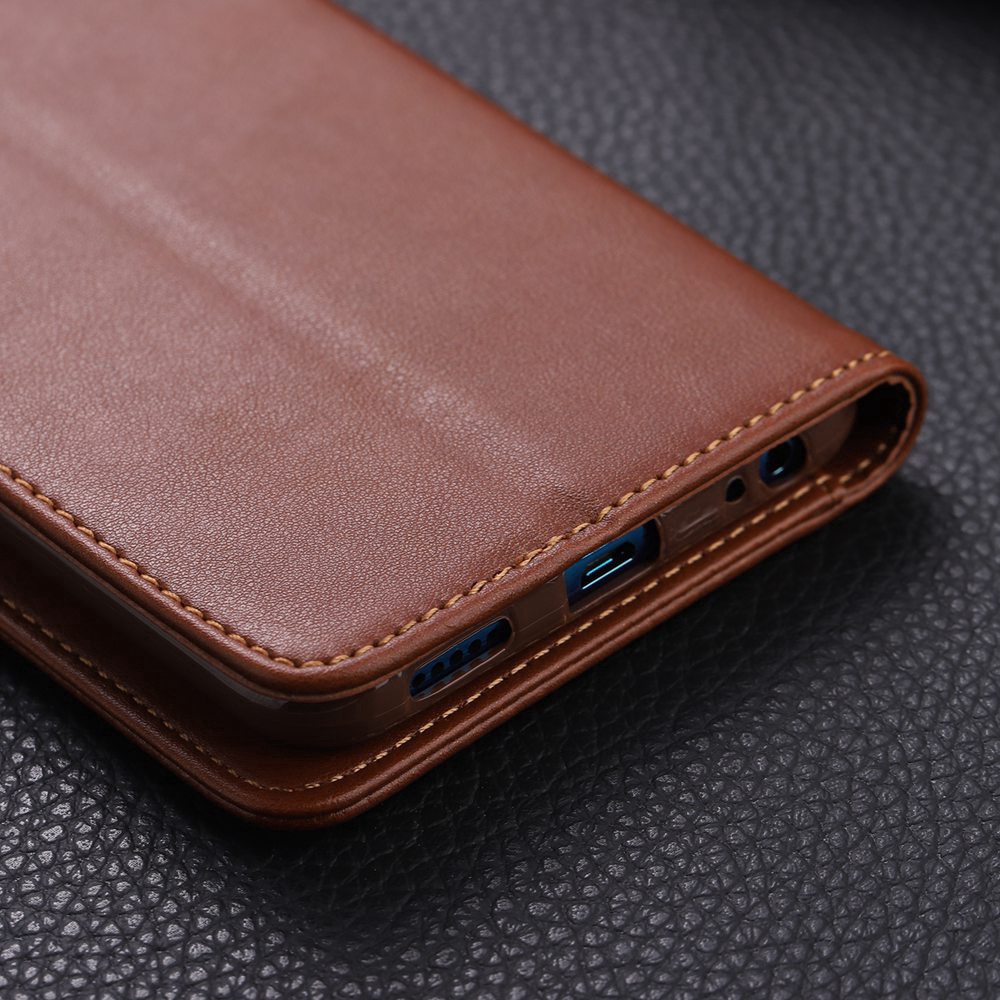 Bao da điện thoại PU nắp lật có ngăn thẻ sang trọng thời trang cho Vivo V15/V15