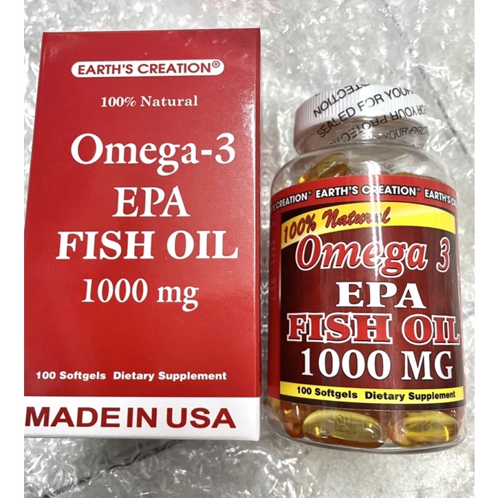 OMEGA-3 [ VIÊN UỐNG BỔ MẮT HỘP 100]  % TỰ NHIÊN MADE IN 🇺🇸 USA