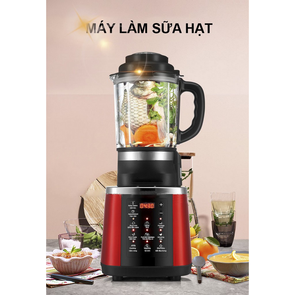 Máy làm sữa hạt, đậu nành Mishio MK160 - 1.75 lít