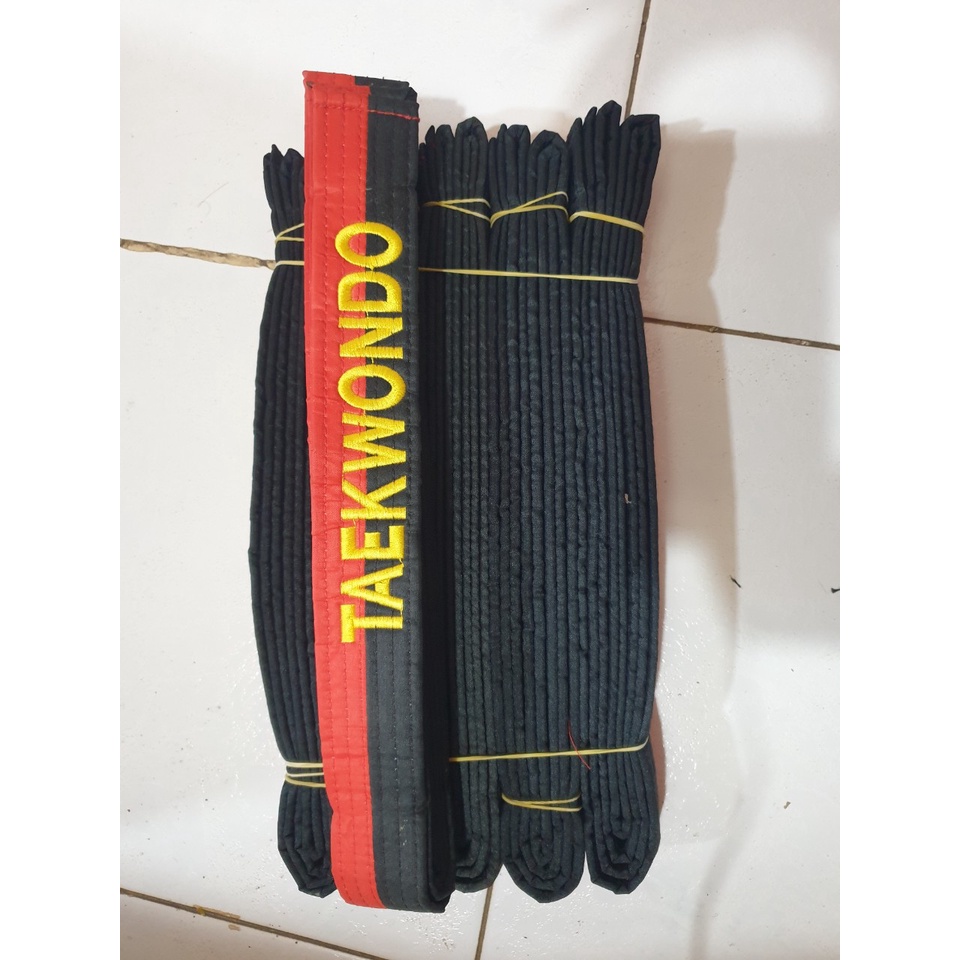 Đai Màu Thêu Taekwondo
