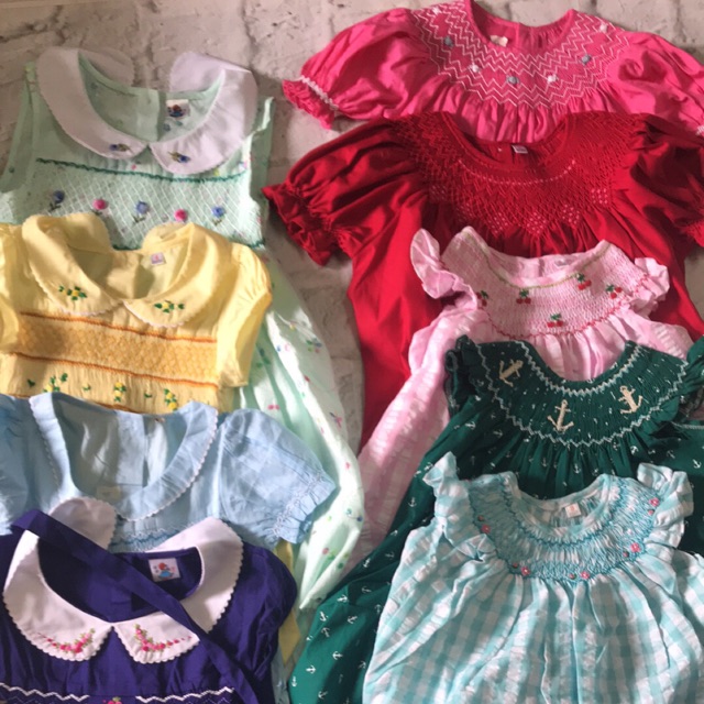 Đầm smock sỉ bé gái