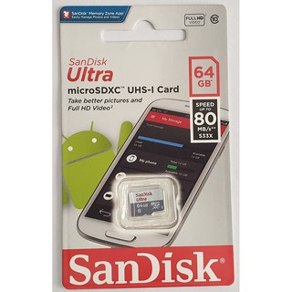 Thẻ nhớ Sandisk ultra 64G
