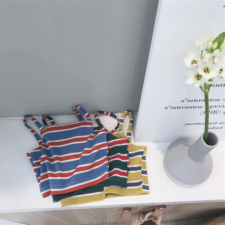 Áo Tank Top Thời Trang Mùa Hè Cho Bé Gái 2-7 Tuổi