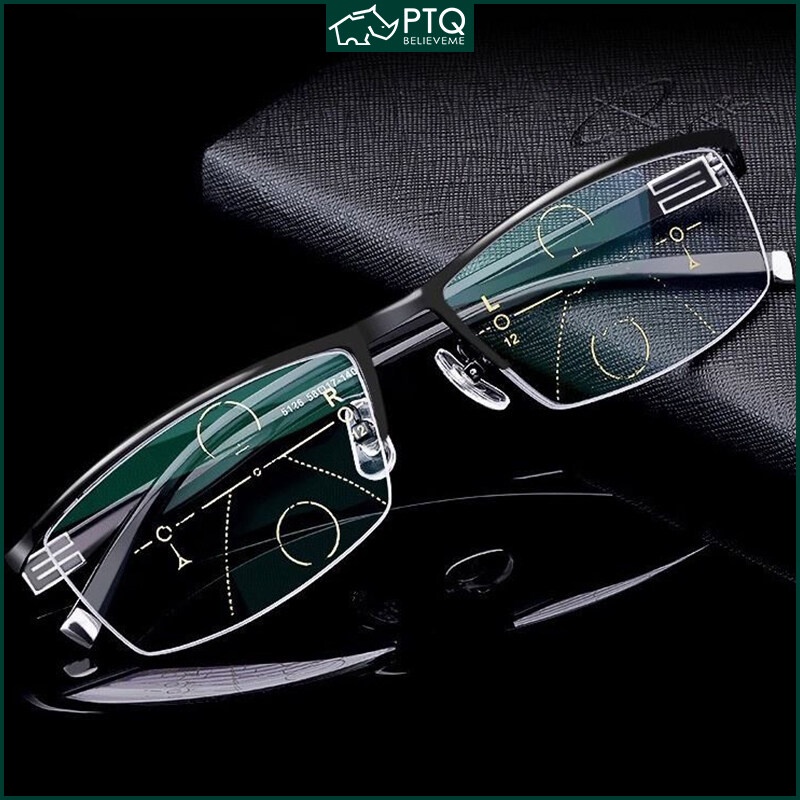 Kính Đọc Sách Chống Ánh Sáng Xanh HD Tự Động Xoay 100~400