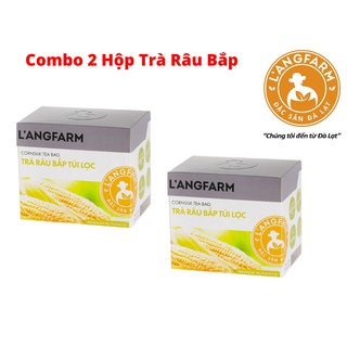 Combo 2 Hộp Trà Râu Bắp Túi Lọc Langfarm, Hộp 20 Tép - MSN181611