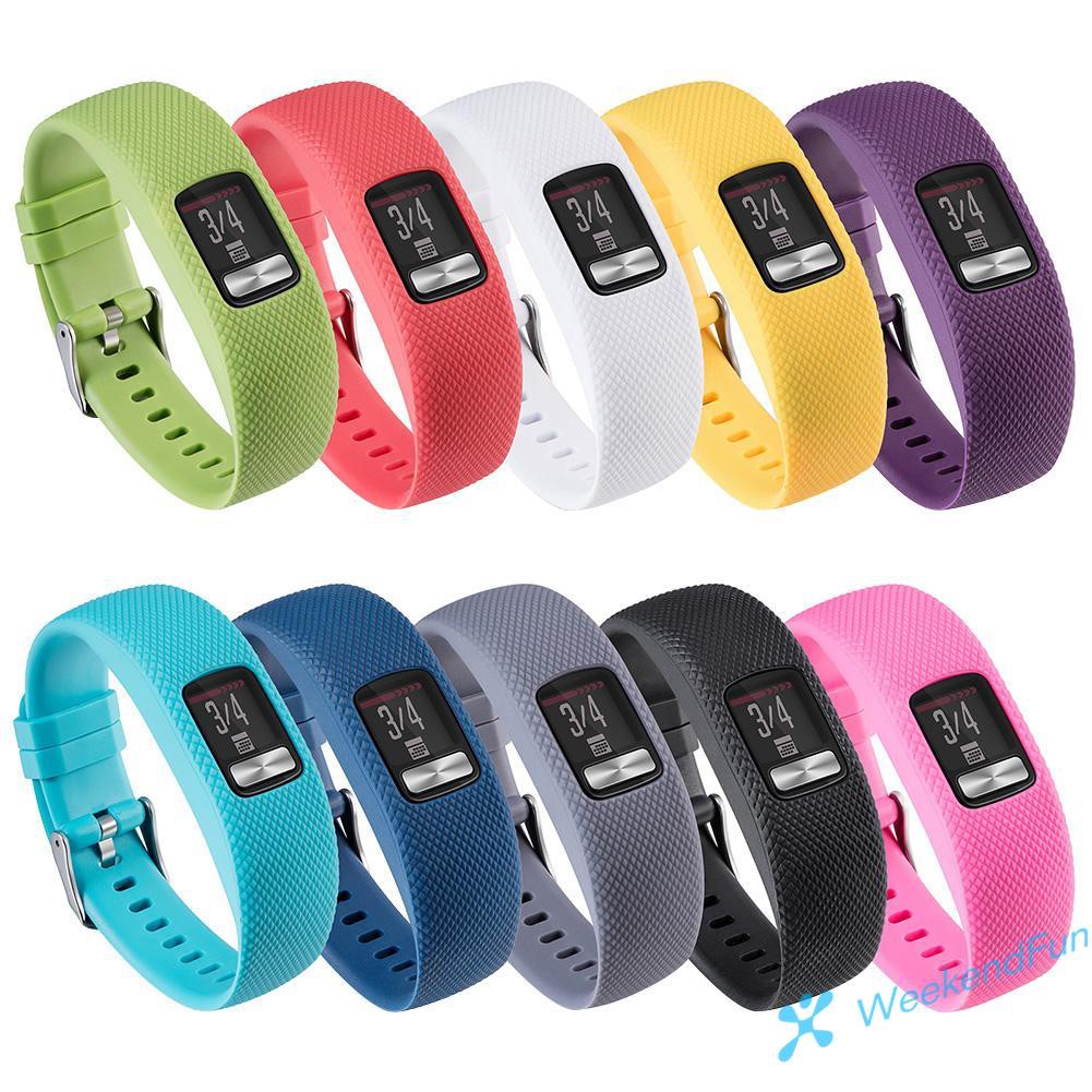 Dây Đeo Silicone Cho Đồng Hồ Thông Minh Garmin Vivofit 4