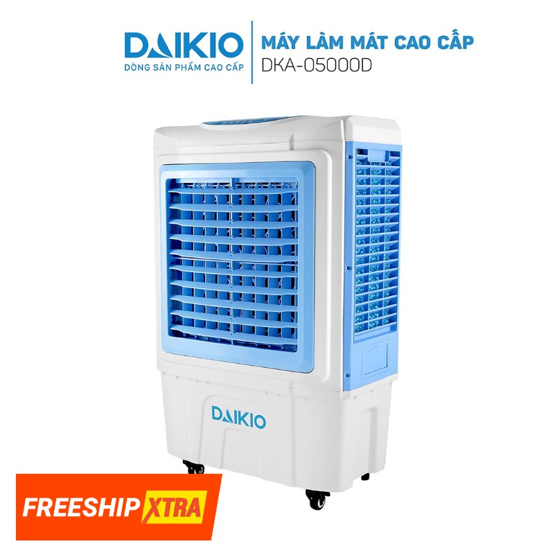 Máy làm mát không khí Daikio DKA-05000D Chức năng 3 tốc độ gió: Bao gồm Thấp - Trung bình - Cao. Chức năng lọc không khí