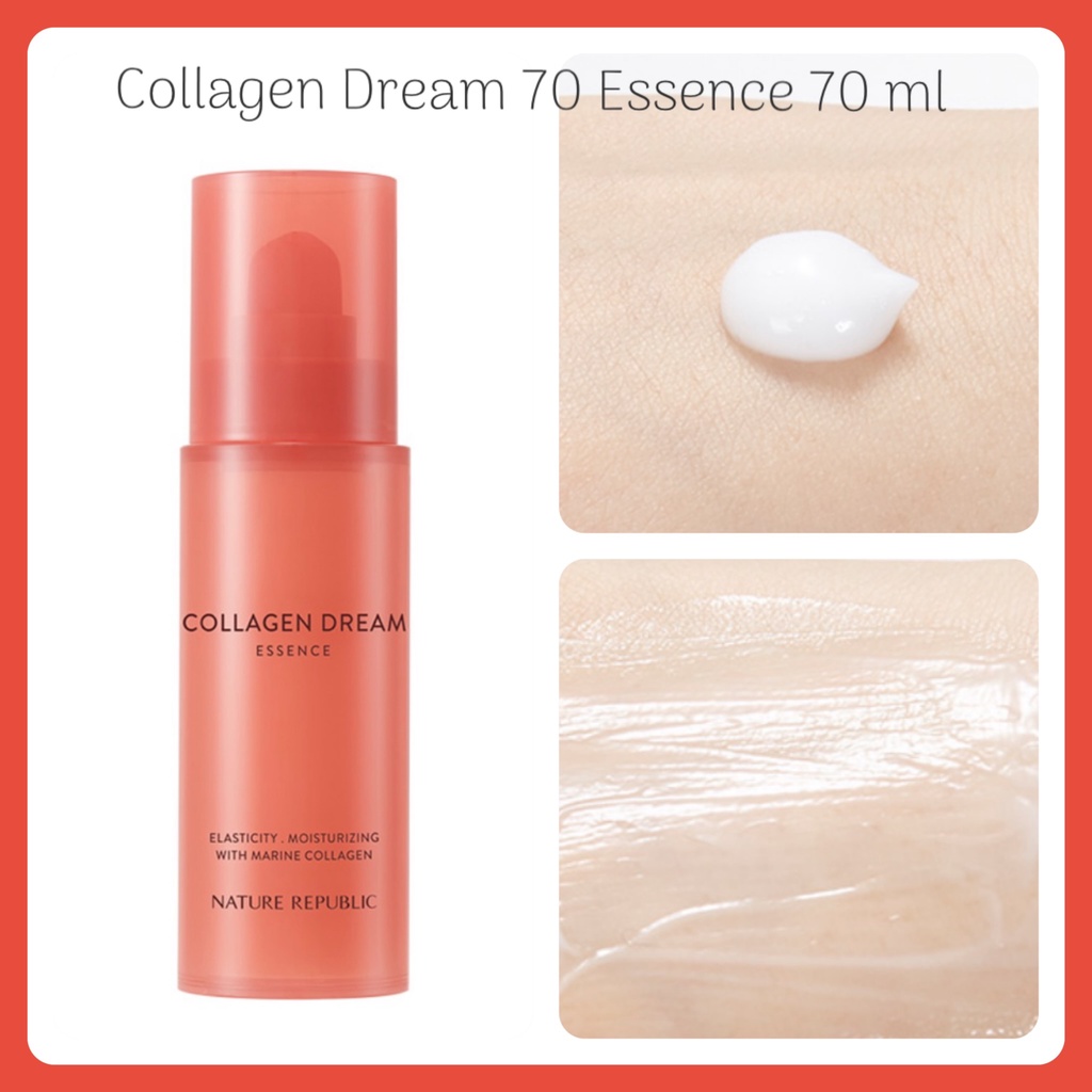 NATURE REPUBLIC Tinh Chất Collagen Dream Line 90 Chăm Sóc Da 150ml - Collagen Dream 70 130ml - Collagen Dream 70 40ml - 70Ml