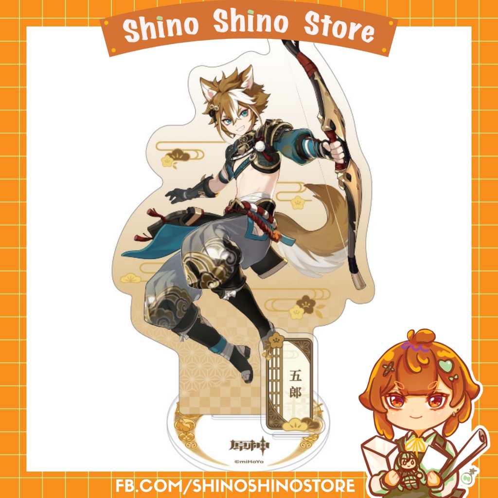 [có sẵn] mô hình nhân vật standee acrylic Genshin Impact inazuma chính hãng từ official shop