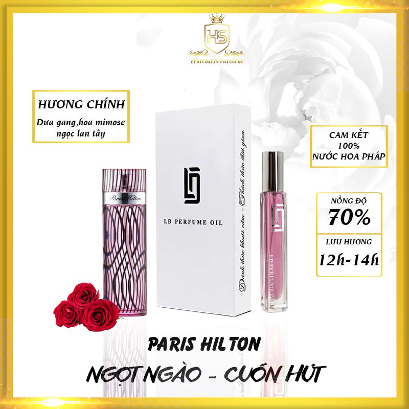 Nước Hoa Pháp [ Chính Hãng ] Paris Hilton Nữ - Dầu Thơm LD Perfume OIL ...