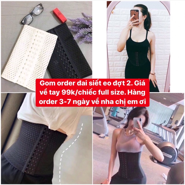 Đai siết eo 6 nấc chữ M định hình cột sống | BigBuy360 - bigbuy360.vn