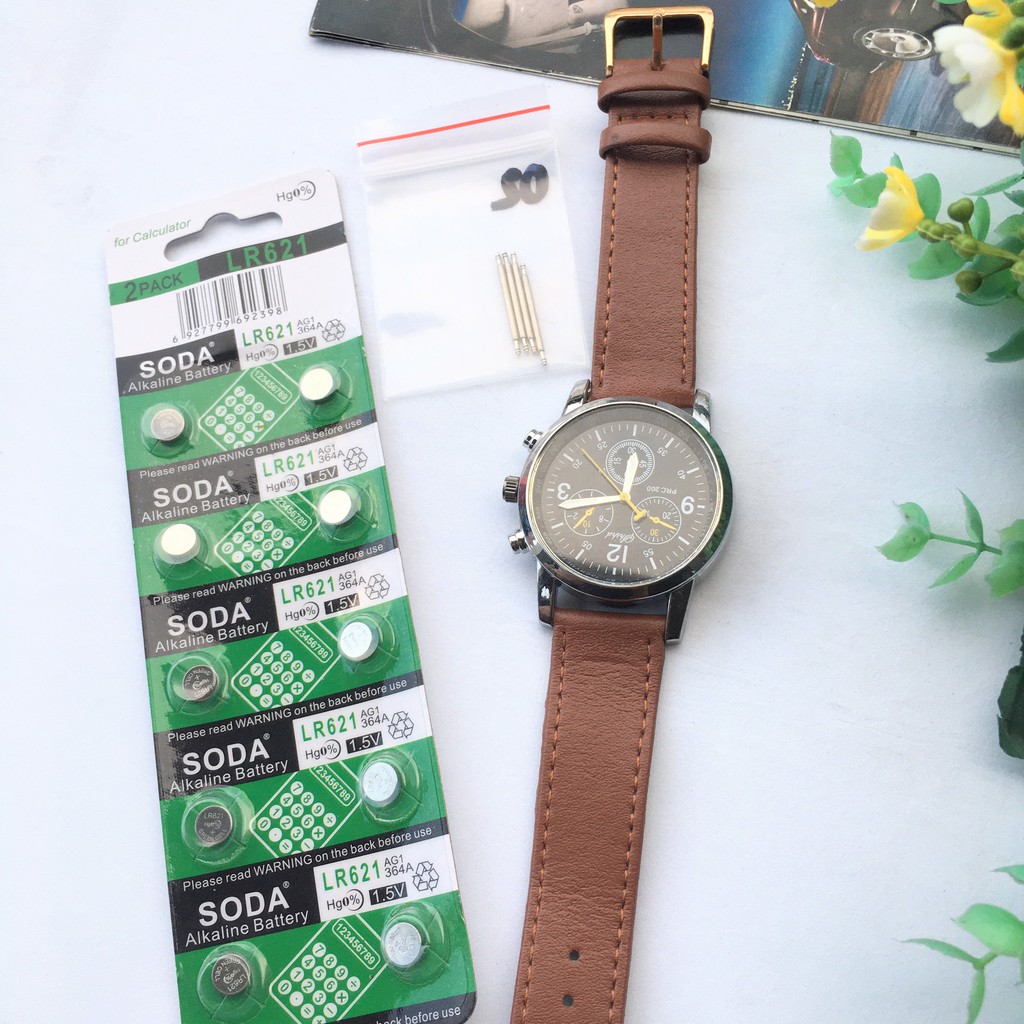 Đồng hồ Nam - ấn độ tặng pin + 4 chốt khoá thay bảo hành 12 tháng | BigBuy360 - bigbuy360.vn