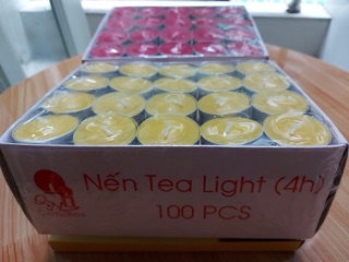 Nến thơm Tealight (hộp 100 viên)