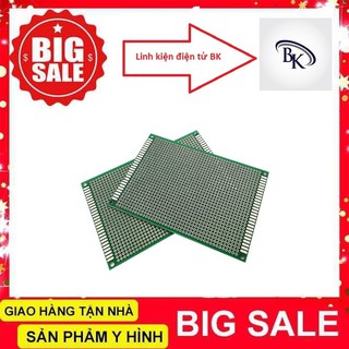 COMBO 5 Phíp Đồng Đục Lỗ 1 Mặt PCB ( xanh nâu )