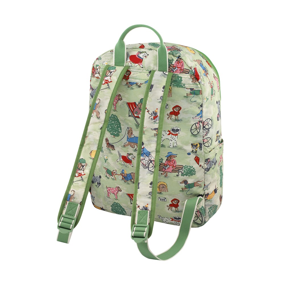 Cath Kidston - Balo gấp gọn Park Dogs - 984300 - Green