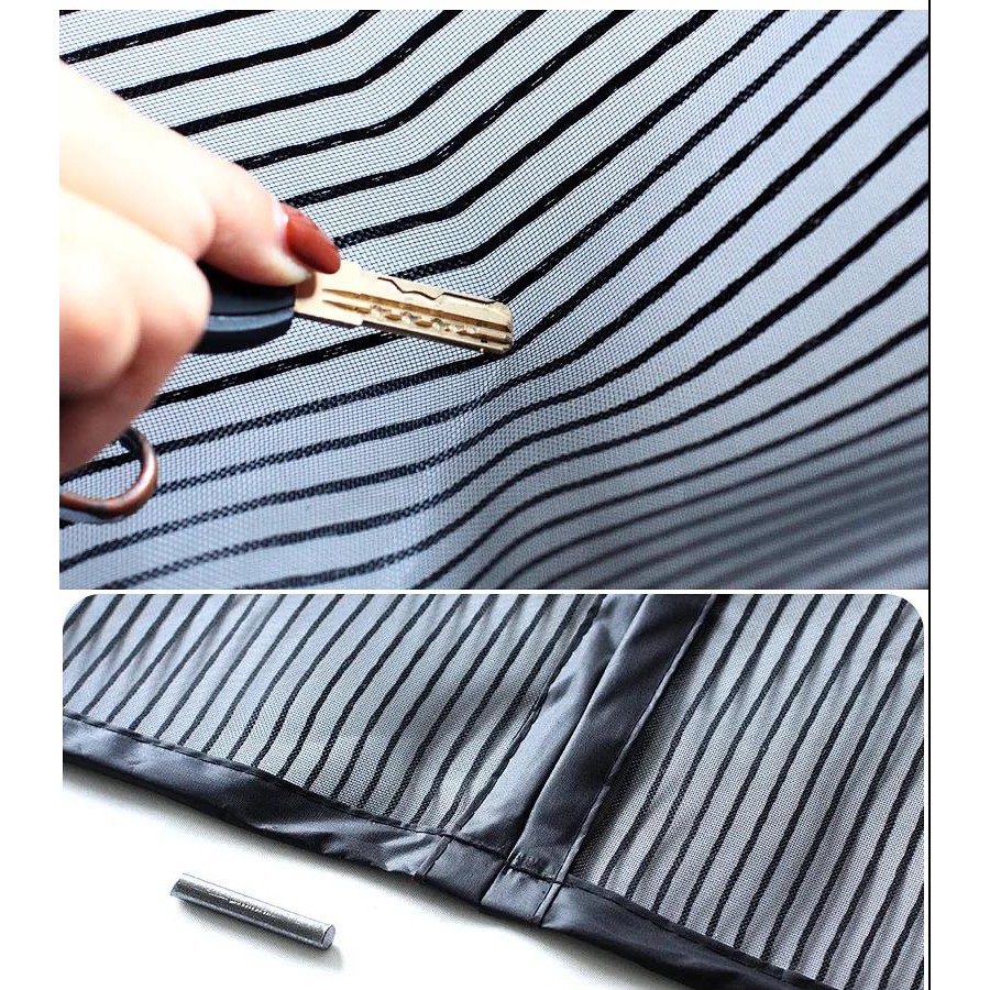 Rèm Cửa Lưới Nam Châm Tự Động Đóng Chống Côn Trùng Mùa Hè Cho Nhà Bếp