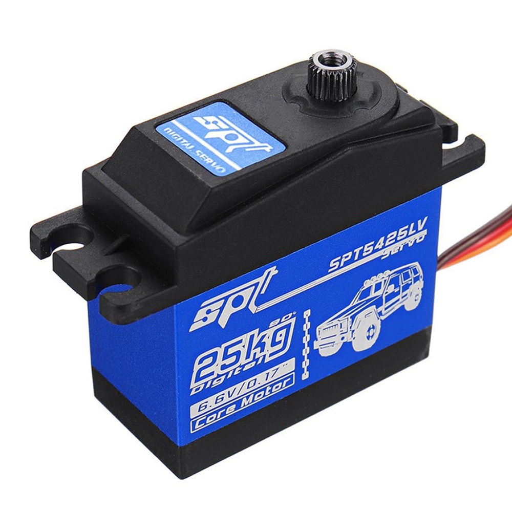 1:8 1:10 RC Car Servo Động Cơ Servo Spt 5435LV 35kg Chống Thấm Nước SPT5425LV 25KG Cho Xe Địa Hình Điều Khiển 1/10 1/8