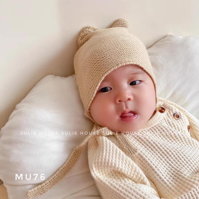 Mũ len tai nhọn phong cách HQ cho bé - MU76