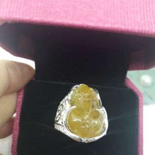 Nhẫn tỳ hưu tóc vàng nam
